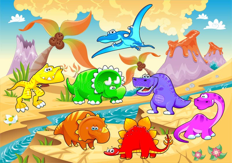 Dinosaur Ilustrações, Vetores E Clipart De Stock – (114,778 Stock  Illustrations)