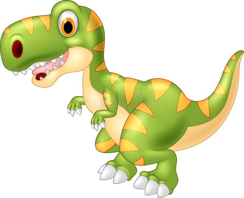 Dinossauro adorável dos desenhos animados ilustração stock Dinossauro adorável dos desenhos animados ilustração stock