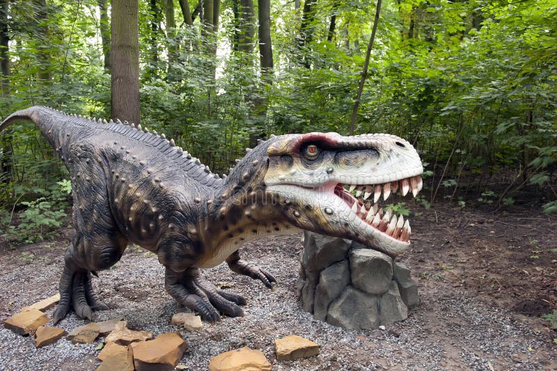 Dinossauro agressivo foto de stock royalty free