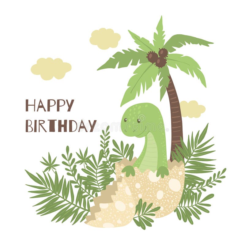 Little dino chocou little dinosaur baby child kid tirannosaur tirex ovo de dinossauro  desenhos animados trex vector desenhos animados bonito e engraçado mão  desenhada dinossauro crianças ilustração imprimir para crianças cartão