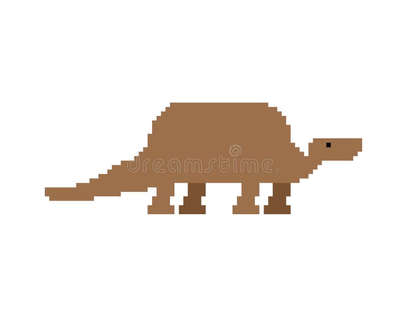 Dinossauros De Jogos De Arte Em Pixel Personagens De 8 Bits Ilustração do  Vetor - Ilustração de criatura, extinto: 279519976