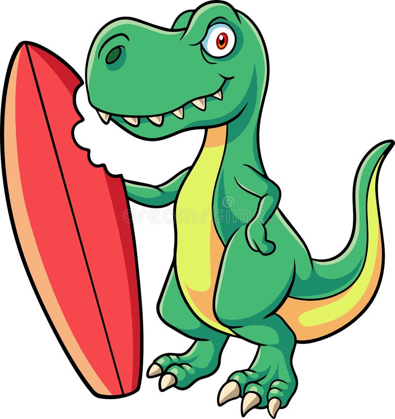 Dinossauro Verde-t-rex Em Cartoon Ilustração do Vetor - Ilustração de  mascote, rujir: 158127379