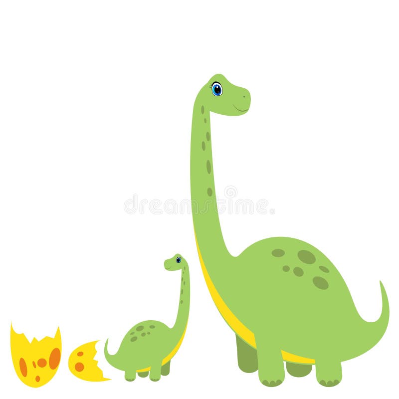 Desenho animado de dinossauro fofo - Stockphoto #27945621