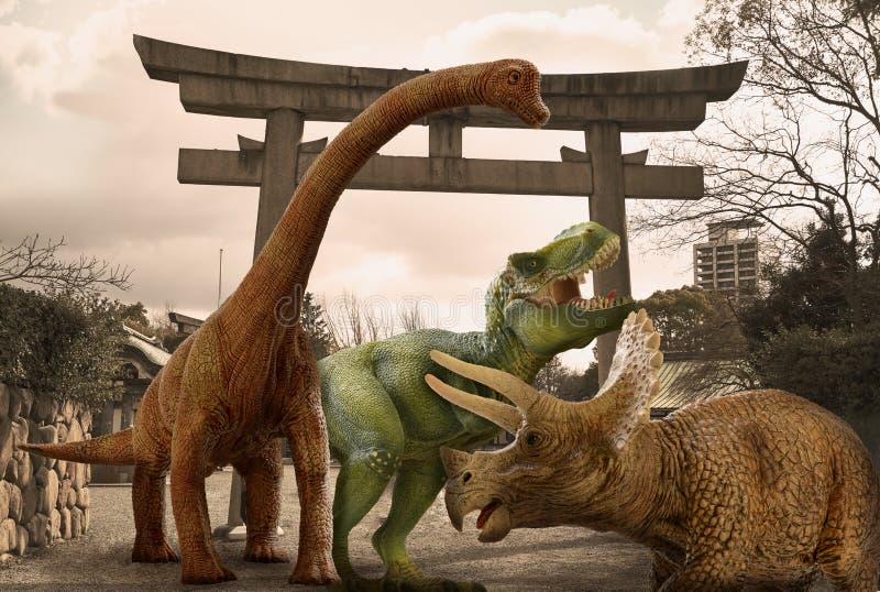 Download Dinosuar иллюстрация штока. иллюстрации насчитывающей замок - 101214393