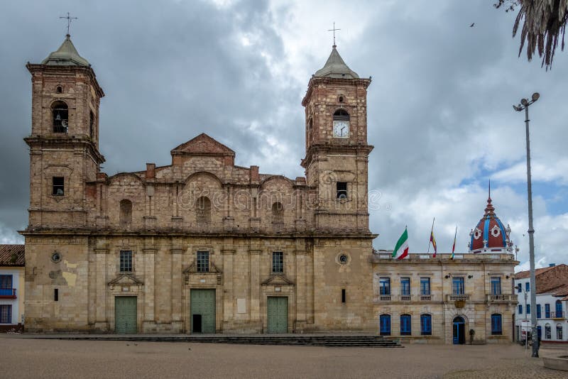 Diocesan Cathedral of Zipaquira Cathedral of the Most Holy Trinity at main square - Zipaquira, Colombia