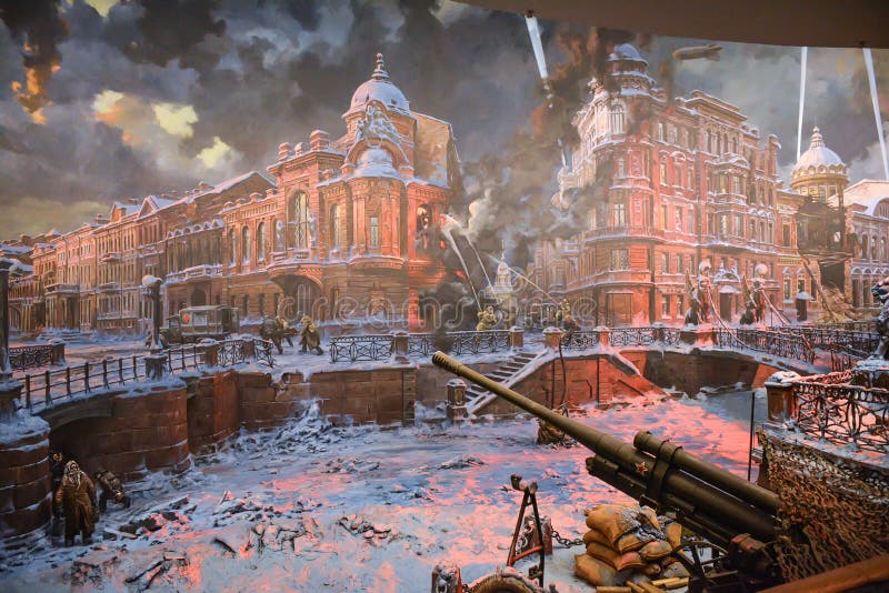 Diorama blockade of Leningrad