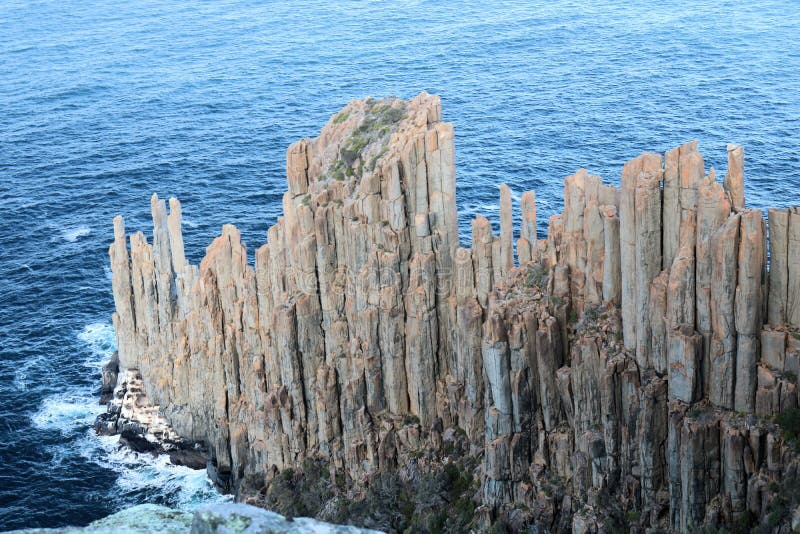 A Diorite Spine Extending into the Ocean on Cape Raoul Tasmania.