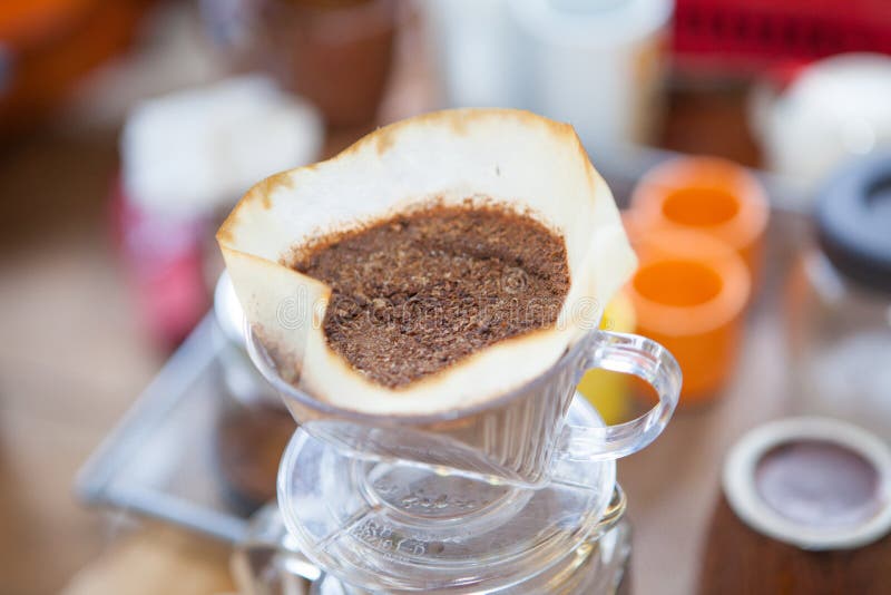 Dip coffee stock image. Image of metal, traditional, paper 98343759