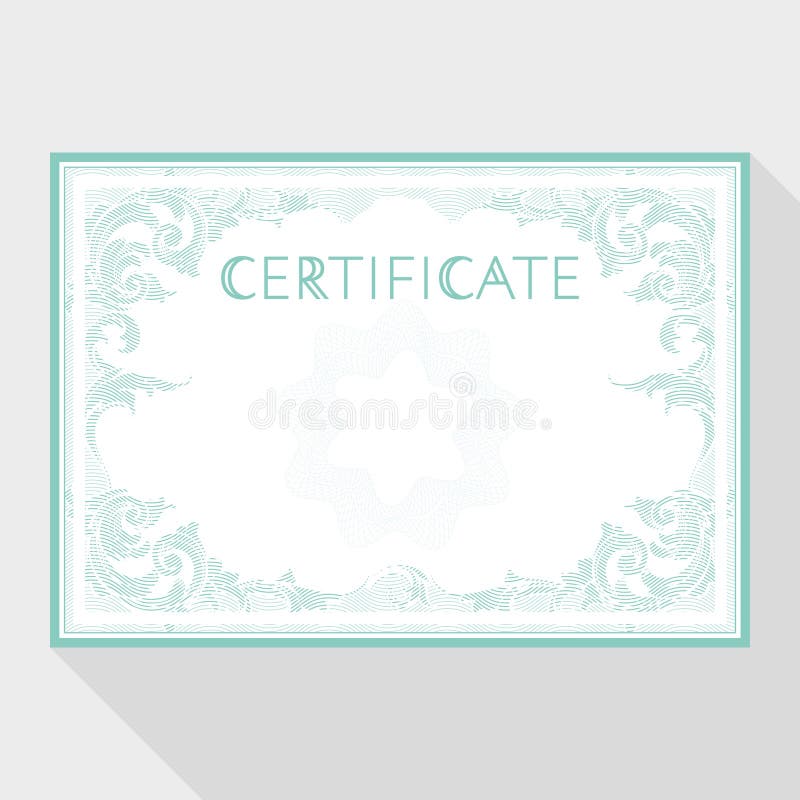 Diplom- och certifikatdesignmall vektor illustrationer Diplom- och certifikatdesignmall vektor illustrationer