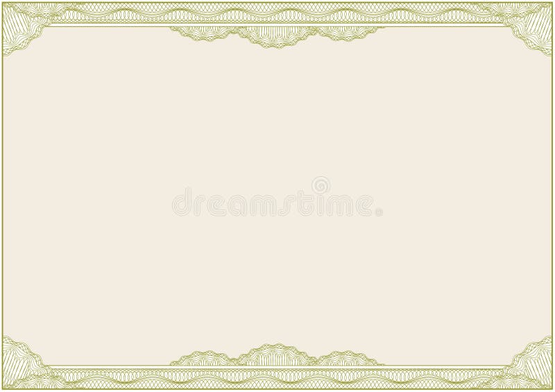 Diploma or certificate / border / A4 / vector royalty free illustration Diploma or certificate / border / A4 / vector royalty free illustration