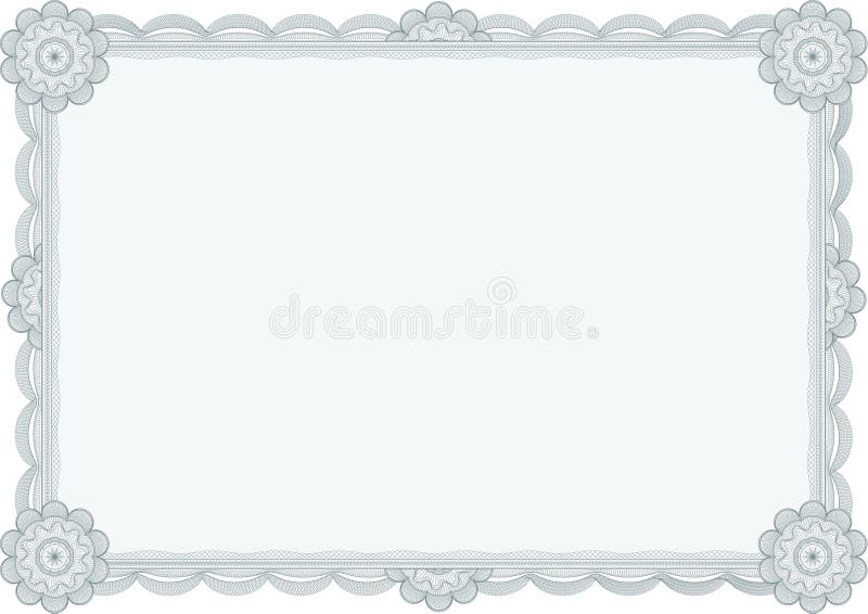 Diploma o certificado / vector ilustración del vector