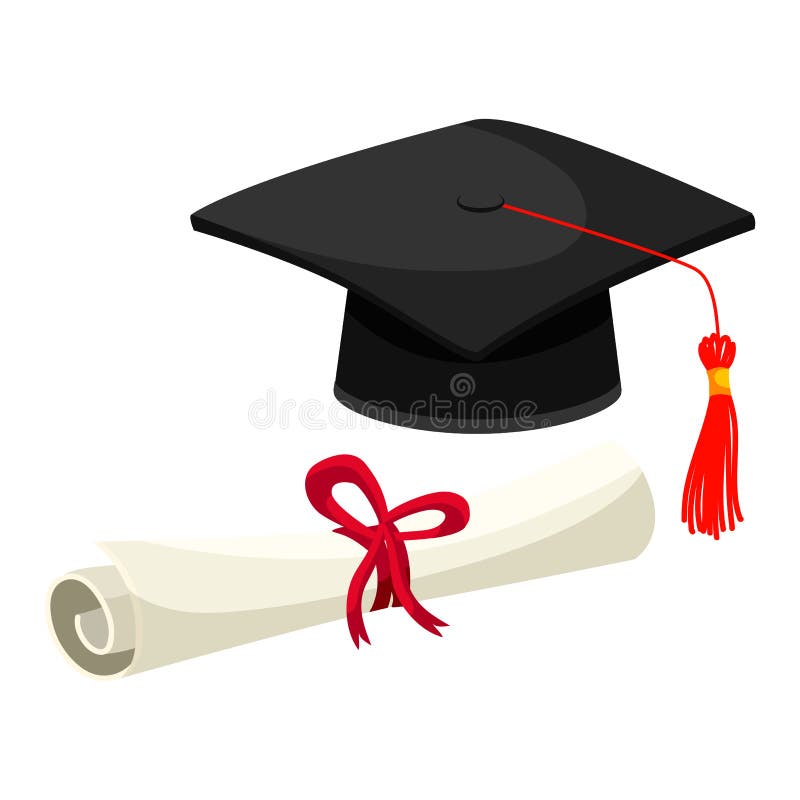 Graduation Hat Stock Illustrations, Cliparts and Royalty Free