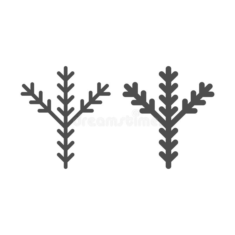 Diramazione dell'albero dell'abete ed icona di glifo Illustrazione di vettore del pino isolata su bianco Progettazione sempreverd illustrazione di stock Diramazione dell'albero dell'abete ed icona di glifo Illustrazione di vettore del pino isolata su bianco Progettazione sempreverd illustrazione di stock