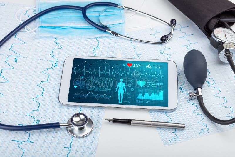 Direct Diagnosis with Medical Application Stock Photo Image of mask