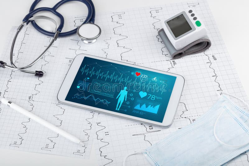 Direct Diagnosis with Medical Application Stock Photo Image of