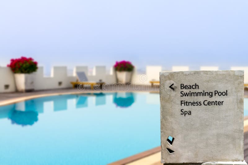 Direction Sign Swimming Pool Stock Photos Free & RoyaltyFree Stock Photos from Dreamstime