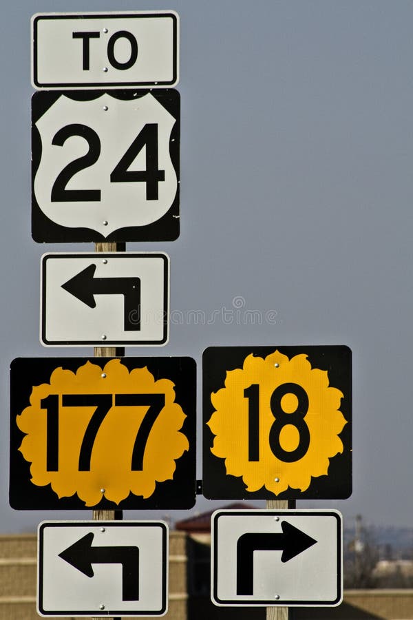 Directions Kansas stock photo. Image of fall, roadtrip 13308218