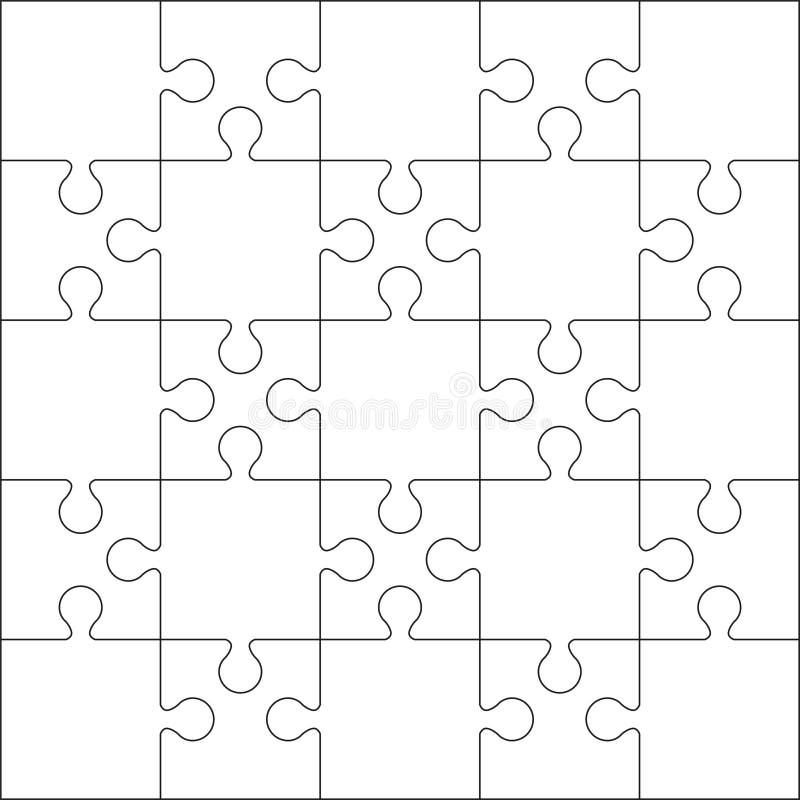 Quebra-cabeça de corte de grade 7x5 jogo de raciocínio com 35 peças  separadas modelo de contorno de quebra-cabeça layout de mosaico simples