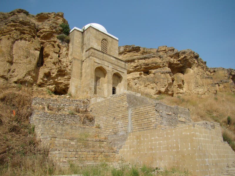 Diri Baba Mausoleum, Aserbaidschan, Maraza Stockfoto ...