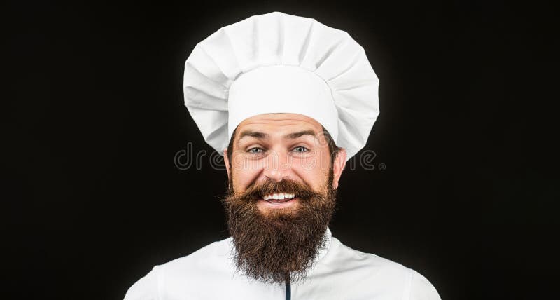 Drôle Avec Le Chef Cuisinier De Barbe Tablier De Port De Bavette D'homme Et  De Moustache De Barbe Homme De Couche Portrait D'un C Photo stock - Image  du culinaire, délicieux: 197384476