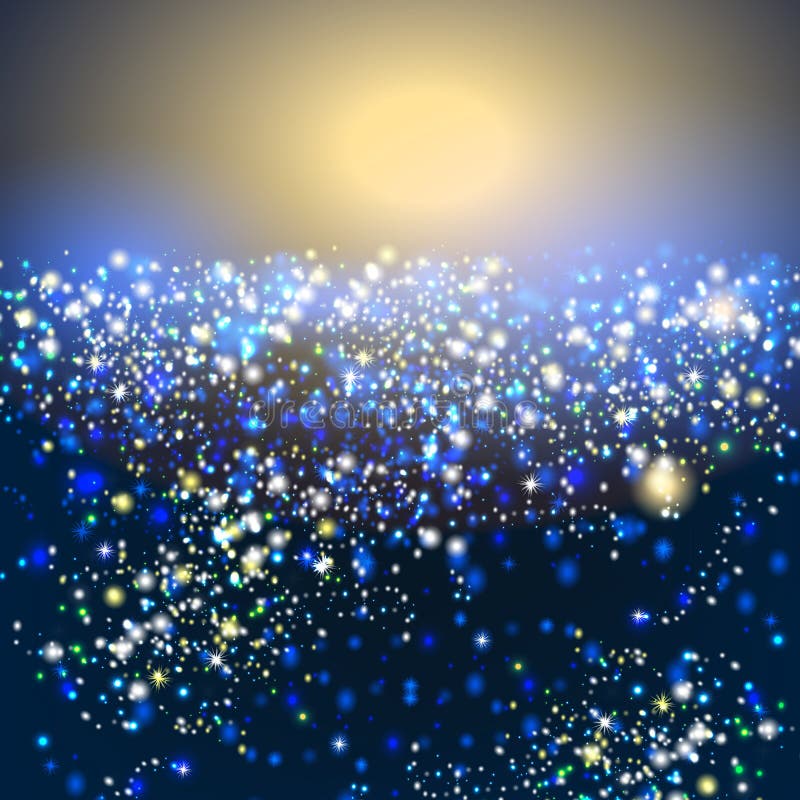 Dirigez l'effet de fond d'or et argenté de particules de scintillement pour illustration de vecteur Dirigez l'effet de fond d'or et argenté de particules de scintillement pour illustration de vecteur