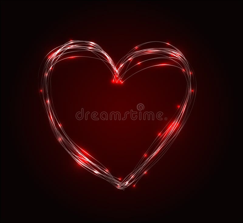 Dirigez l'illustration abstraite de coeur illustration libre de droits Dirigez l'illustration abstraite de coeur illustration libre de droits