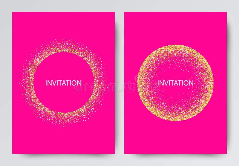 Dirigez l'illustration beaucoup de confettis brillants de scintillement d'or sur le calibre rose de contexte d'abrégé sur fond illustration de vecteur Dirigez l'illustration beaucoup de confettis brillants de scintillement d'or sur le calibre rose de contexte d'abrégé sur fond illustration de vecteur