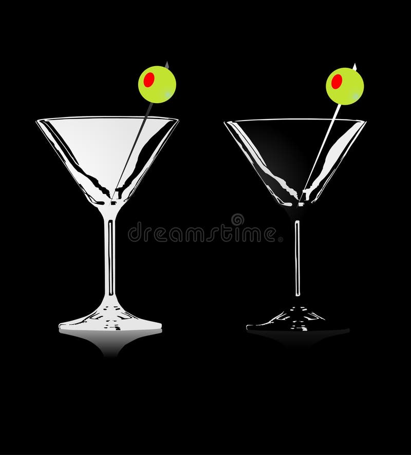Illustration de vecteur de cocktai illustration stock Illustration de vecteur de cocktai illustration stock