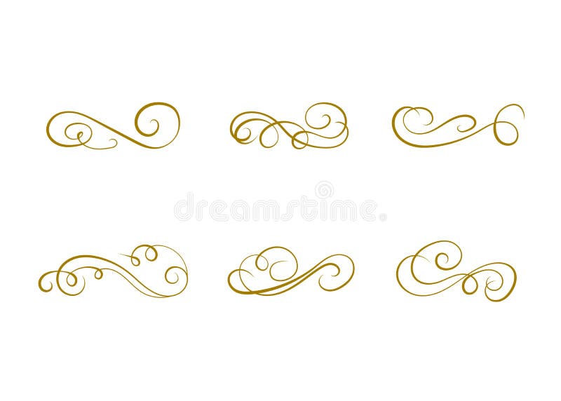 DIRIGEZ la collection d'éléments de conception, de remous calligraphiques et de rouleaux pour la décoration de certificat, cartes illustration stock DIRIGEZ la collection d'éléments de conception, de remous calligraphiques et de rouleaux pour la décoration de certificat, cartes illustration stock