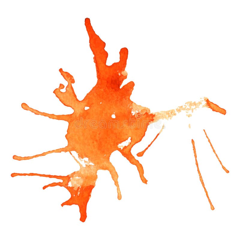 Dirigez la goutte d'aquarelle, d'isolement sur le fond blanc illustration libre de droits Dirigez la goutte d'aquarelle, d'isolement sur le fond blanc illustration libre de droits