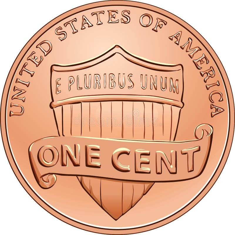 Dirigez la pièce de monnaie américaine un cent, penny