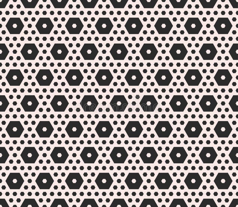 Dirigez la texture monochrome, modèle sans couture géométrique avec le diffe illustration de vecteur Dirigez la texture monochrome, modèle sans couture géométrique avec le diffe illustration de vecteur