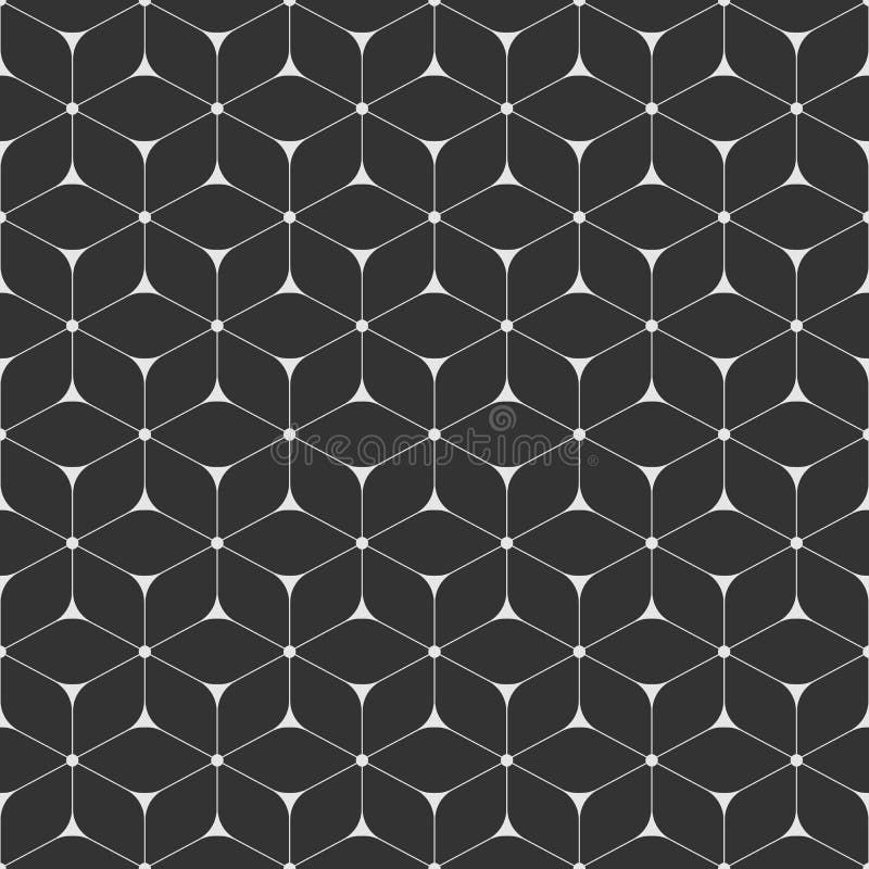 Vector seamless pattern of smooth triangles connected by lines. Modern stylish texture. Dots in nodes. Contemporary graphic design. Fashion geometrical pattern. Vector seamless pattern of smooth triangles connected by lines. Modern stylish texture. Dots in nodes. Contemporary graphic design. Fashion geometrical pattern