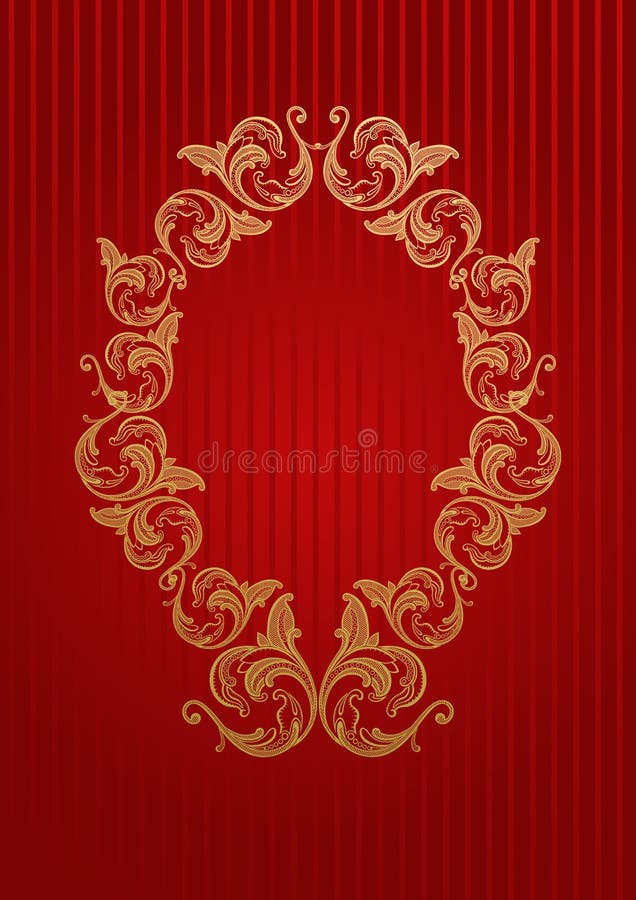 Dirigez le papier peint royal avec la trame florale illustration de vecteur Dirigez le papier peint royal avec la trame florale illustration de vecteur