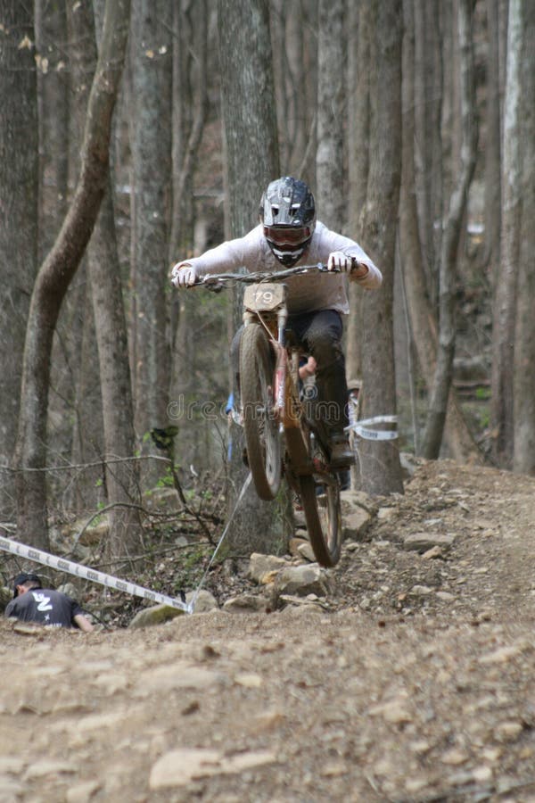 Dirt Bike Downhill at Wind Rock Bicycle Park in Oliver Springs, Tennessee, USA. The Downhill event is part of Tennessee Nationals MBT 2023. Highland Productions LLC, Highland Productions Media, US Press Agency, German Daily News, Mountain Bike, Trail Riding, Jumps, Ramps, St. Louis Spokes, Red Bull, Rock Shox, SRAM, Cycling Weekly, Cycling News Feed, USA Cycling, Bike Radar, Dirt Mountain Bike, 03 25 2023. Dirt Bike Downhill at Wind Rock Bicycle Park in Oliver Springs, Tennessee, USA. The Downhill event is part of Tennessee Nationals MBT 2023. Highland Productions LLC, Highland Productions Media, US Press Agency, German Daily News, Mountain Bike, Trail Riding, Jumps, Ramps, St. Louis Spokes, Red Bull, Rock Shox, SRAM, Cycling Weekly, Cycling News Feed, USA Cycling, Bike Radar, Dirt Mountain Bike, 03 25 2023