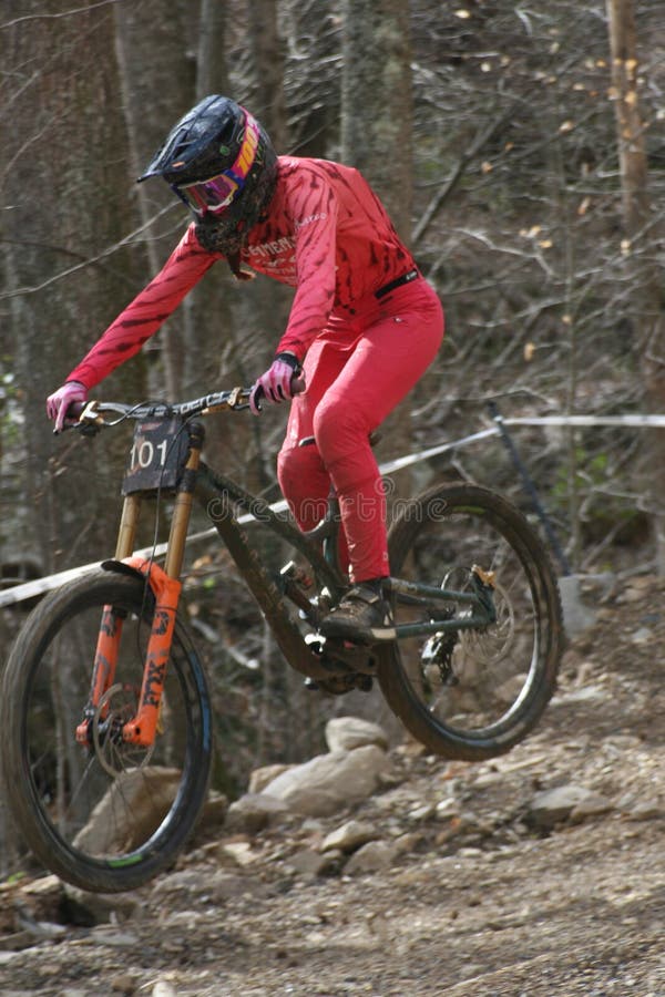 Dirt Bike Downhill at Wind Rock Bicycle Park in Oliver Springs, Tennessee, USA. The Downhill event is part of Tennessee Nationals MBT 2023. Highland Productions LLC, Highland Productions Media, US Press Agency, German Daily News, Mountain Bike, Trail Riding, Jumps, Ramps, St. Louis Spokes, Red Bull, Rock Shox, SRAM, Cycling Weekly, Cycling News Feed, USA Cycling, Bike Radar, Dirt Mountain Bike, 03 25 2023. Dirt Bike Downhill at Wind Rock Bicycle Park in Oliver Springs, Tennessee, USA. The Downhill event is part of Tennessee Nationals MBT 2023. Highland Productions LLC, Highland Productions Media, US Press Agency, German Daily News, Mountain Bike, Trail Riding, Jumps, Ramps, St. Louis Spokes, Red Bull, Rock Shox, SRAM, Cycling Weekly, Cycling News Feed, USA Cycling, Bike Radar, Dirt Mountain Bike, 03 25 2023