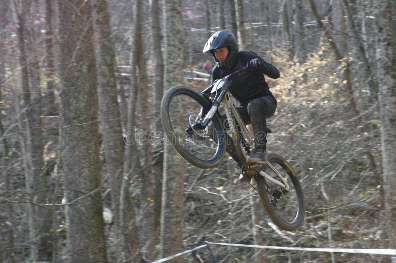 Dirt Bike Downhill at Wind Rock Bicycle Park in Oliver Springs, Tennessee, USA. The Downhill event is part of Tennessee Nationals MBT 2023. Highland Productions LLC, Highland Productions Media, US Press Agency, German Daily News, Mountain Bike, Trail Riding, Jumps, Ramps, St. Louis Spokes, Red Bull, Rock Shox, SRAM, Cycling Weekly, Cycling News Feed, USA Cycling, Bike Radar, Dirt Mountain Bike, 03 25 2023. Dirt Bike Downhill at Wind Rock Bicycle Park in Oliver Springs, Tennessee, USA. The Downhill event is part of Tennessee Nationals MBT 2023. Highland Productions LLC, Highland Productions Media, US Press Agency, German Daily News, Mountain Bike, Trail Riding, Jumps, Ramps, St. Louis Spokes, Red Bull, Rock Shox, SRAM, Cycling Weekly, Cycling News Feed, USA Cycling, Bike Radar, Dirt Mountain Bike, 03 25 2023