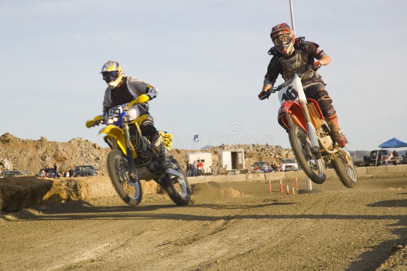 Dirt bike racers