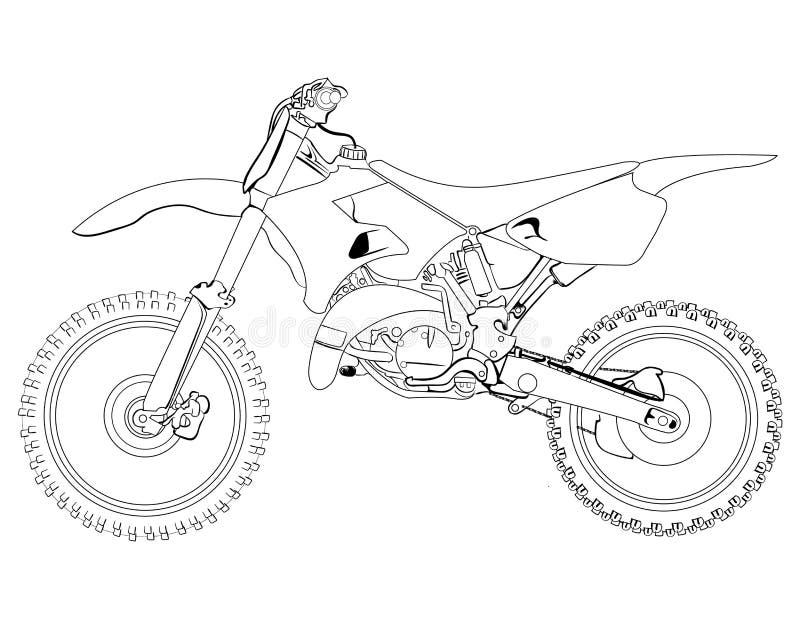 Dirt Bike Outline Stock Illustrations – 1,876 Dirt Bike Outline Stock