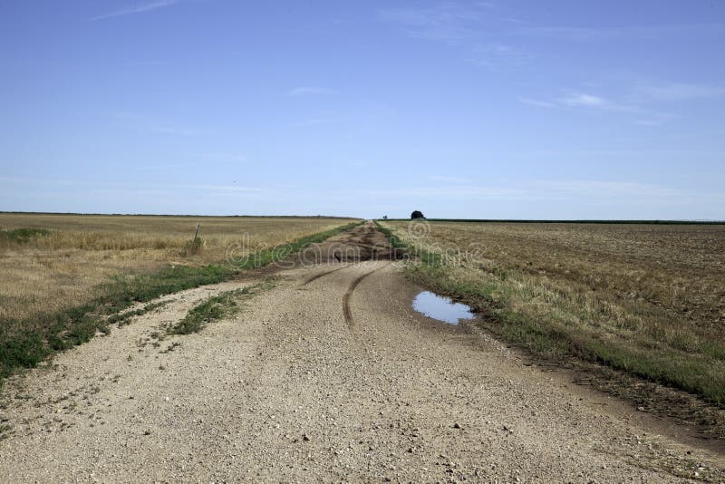 Oklahoma Dirt Road stock photo. Image of rural, travel 60444118