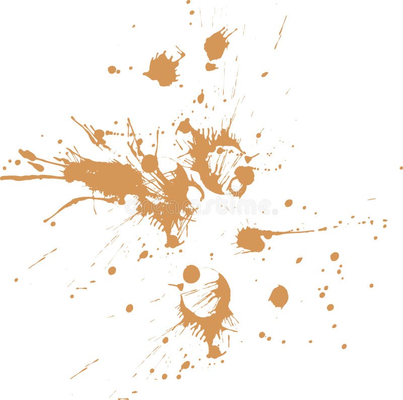 Dirt Splash On Paper Or On Flat Surface Stock Vector - Illustration of