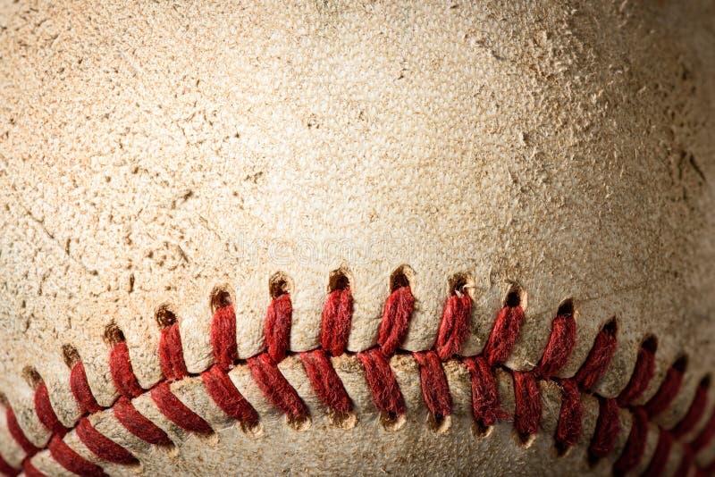 Dirty baseball stock photo. Image of athletic, macro 236315402