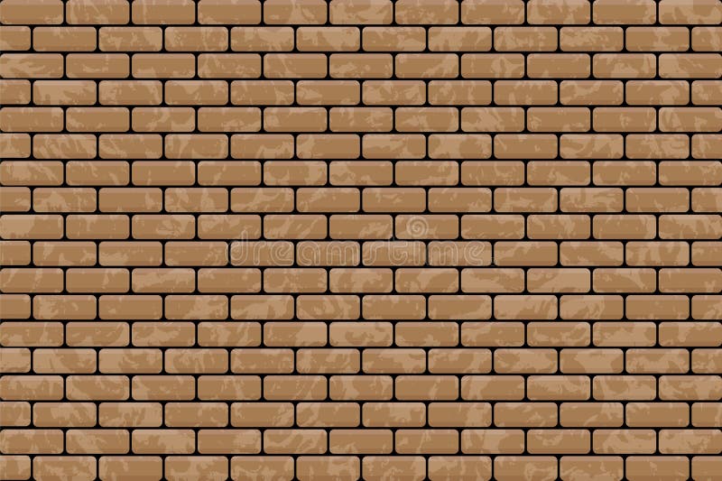 Dirty brick wall background. Vector textured pattern royalty free illustration