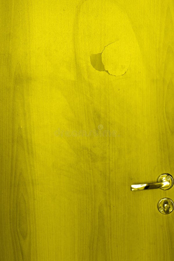 Yellow door royalty free stock photos