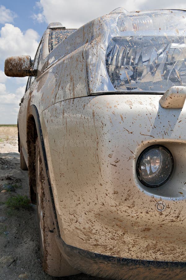 Dirty car stock photo. Image of desert, travel, road 19966926