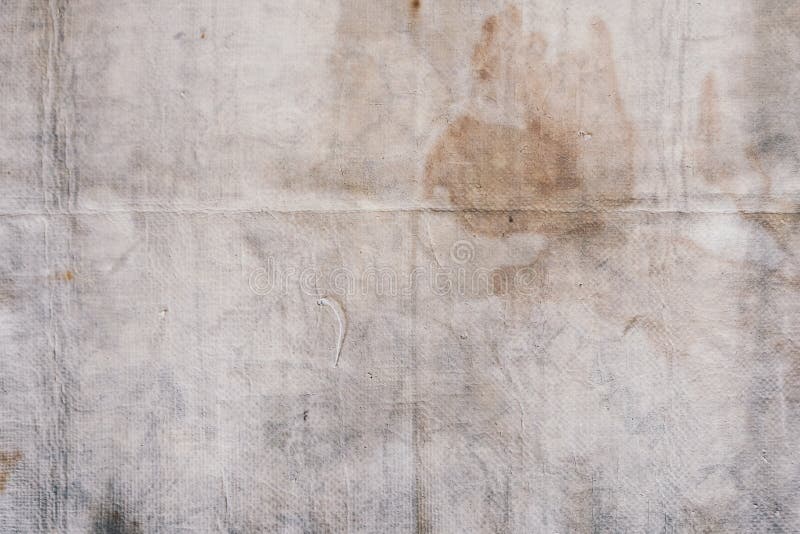 Dirty Cleaning Rag Background Texture in White Background. Kanebo or