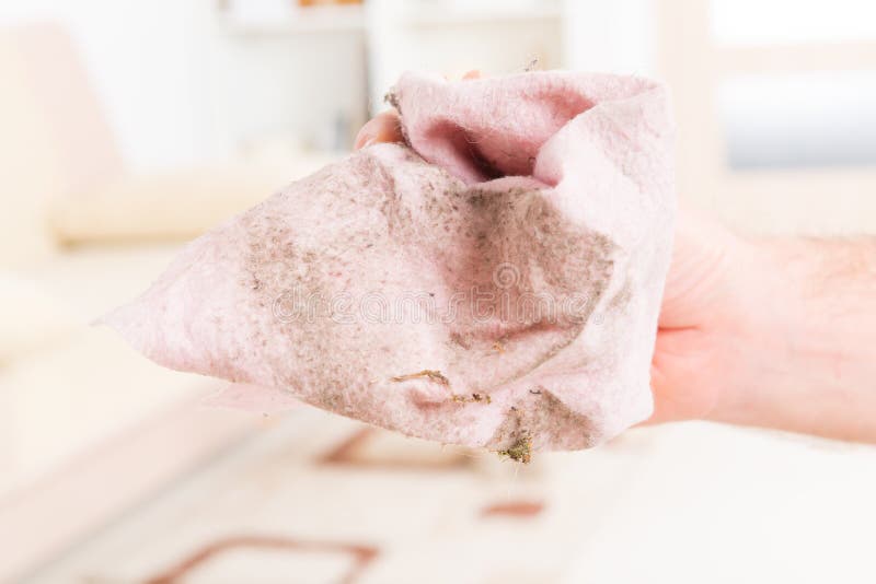 Dirty cloth stock photography