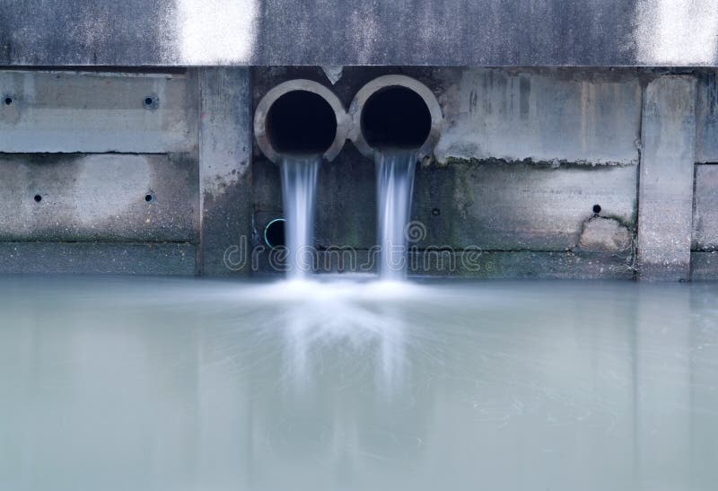 Dirty Drain, Water Pollution in River Stock Image Image of nature, natural 27706373