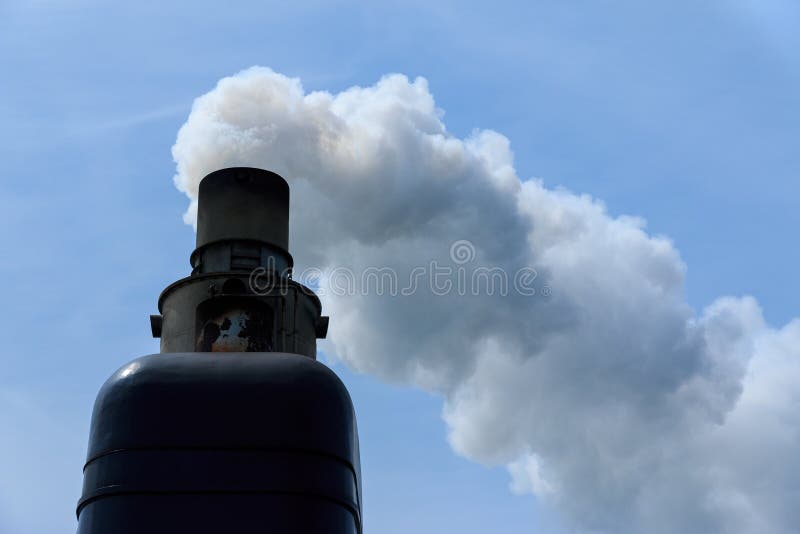 Exhaust pipe of old ship