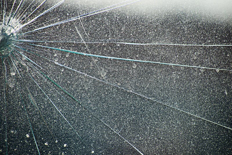 Dirty glass with cracks stock photo. Image of hole, close 133115130